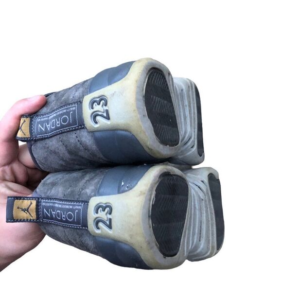 RARE 2017 Air Jordan 12 Retro Dark Grey Size 5.5 - Picture 10 of 13